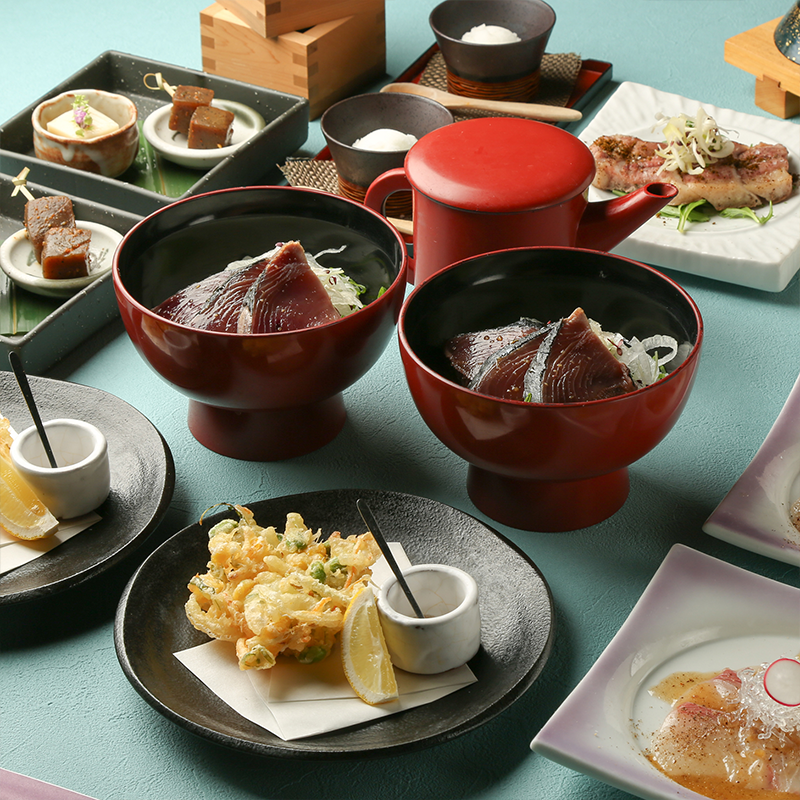 【夏の宴席】<br>飲み放題付きプラン★<br>旬の甘いとうもろこしの天ぷらや<br>初カツオを味わう<br>スタンダードコース★<br>6,500円(税込)